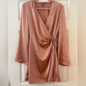 H&M Satin Wrap Dress